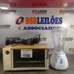 LOTE 156 - 01 FORNO ELÉTRICO PEQUENO, 02 MIXER PARA ALIMENTOS E 01 LIQUIDIFICADOR. (NO ESTADO, LEILÃO NÃO TEM GARANTIA E NEM DEVOLUÇÃO, SUJEITO A POSSÍVEIS AVARIAS VISÍVEIS/OCULTAS E/OU AUSÊNCIA DE COMPONENTES).