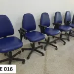 LOTE 427 - 06 POLTRONAS GIRATORIAS COM BRACO (UNIDADE: B-034 - POUSO ALEGRE/MG LOCAL DE RETIRADA: AVENIDA DOS ALECRINS, 1020 - DISTRITO INDUSTRIAL –  POUSO ALEGRE/MG – CEP: 37.556-839)