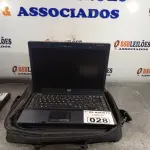 LOTE 028 - 01 NOTEBOOK MARCA HP COM MALETA. (NO ESTADO, LEILÃO NÃO TEM GARANTIA E NEM DEVOLUÇÃO, SUJEITO A POSSÍVEIS AVARIAS VISÍVEIS/OCULTAS E/OU AUSÊNCIA DE COMPONENTES).