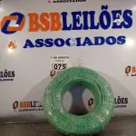 LOTE 075 - 01 ROLO DE CABO FLEXÍVEL 1X10MM NA COR VERDE.100 METROS (NOVO) (NO ESTADO, LEILÃO NÃO TEM GARANTIA E NEM DEVOLUÇÃO, SUJEITO A POSSÍVEIS AVARIAS VISÍVEIS/OCULTAS E/OU AUSÊNCIA DE COMPONENTES).