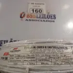 LOTE 160 - 01 ROLO DE CABO FLEXÍVEL 1X4MM NA COR BRANCA. 100 METROS (NOVO) (NO ESTADO, LEILÃO NÃO TEM GARANTIA E NEM DEVOLUÇÃO, SUJEITO A POSSÍVEIS AVARIAS VISÍVEIS/OCULTAS E/OU AUSÊNCIA DE COMPONENTES).