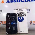 LOTE 053 - 01 APARELHO DE TELEFONE MOTO XT 1092 2ª GERAÇÃO BLACK. (NO ESTADO, LEILÃO NÃO TEM GARANTIA E NEM DEVOLUÇÃO, SUJEITO A POSSÍVEIS AVARIAS VISÍVEIS/OCULTAS E/OU AUSÊNCIA DE COMPONENTES).
