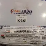 LOTE 030 - 01 ROLO DE CABO FLEXÍVEL 1X4MM NA COR BRANCA. 100 METROS (NOVO)(NO ESTADO, LEILÃO NÃO TEM GARANTIA E NEM DEVOLUÇÃO, SUJEITO A POSSÍVEIS AVARIAS VISÍVEIS/OCULTAS E/OU AUSÊNCIA DE COMPONENTES).