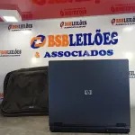 LOTE 014 - 01 NOTEBOOK MARCA HP COM MALETA. (NO ESTADO, LEILÃO NÃO TEM GARANTIA E NEM DEVOLUÇÃO, SUJEITO A POSSÍVEIS AVARIAS VISÍVEIS/OCULTAS E/OU AUSÊNCIA DE COMPONENTES).