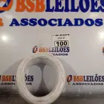 LOTE 100 - 01 ROLO DE CABO FLEXÍVEL 1X2,5MM NA COR BRANCA. 100 METROS (NOVO)(NO ESTADO, LEILÃO NÃO TEM GARANTIA E NEM DEVOLUÇÃO, SUJEITO A POSSÍVEIS AVARIAS VISÍVEIS/OCULTAS E/OU AUSÊNCIA DE COMPONENTES).