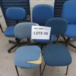 LOTE 406 - 04 CADEIRAS + 01 CADEIRA FIXA SECRETARIA (UNIDADE: B-041 - PRESIDENTE PRUDENTE/SP - LOCAL DE RETIRADA: RODOVIA ARTUR BOIGUES FILHO Nº 585 - PARQUE RES. CARANDA - PRESIDENTE PRUDENTE/SP – CEP: 19.026-650)