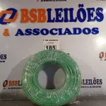 LOTE 185 - 01 ROLO DE CABO FLEXÍVEL 1X10MM NA COR VERDE. 100 METROS (NOVO)(NO ESTADO, LEILÃO NÃO TEM GARANTIA E NEM DEVOLUÇÃO, SUJEITO A POSSÍVEIS AVARIAS VISÍVEIS/OCULTAS E/OU AUSÊNCIA DE COMPONENTES).