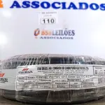 LOTE 110 - 01 ROLO DE CABO FLEXÍVEL 1X10MM NA COR PRETA.100 METROS (NOVO) (NO ESTADO, LEILÃO NÃO TEM GARANTIA E NEM DEVOLUÇÃO, SUJEITO A POSSÍVEIS AVARIAS VISÍVEIS/OCULTAS E/OU AUSÊNCIA DE COMPONENTES).