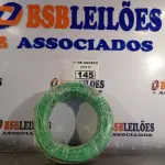 LOTE 145 - 01 ROLO DE CABO FLEXÍVEL 1X4MM NA COR VERDE.100 METROS (NOVO) (NO ESTADO, LEILÃO NÃO TEM GARANTIA E NEM DEVOLUÇÃO, SUJEITO A POSSÍVEIS AVARIAS VISÍVEIS/OCULTAS E/OU AUSÊNCIA DE COMPONENTES).