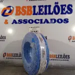 LOTE 125 - 01 ROLO DE CABO FLEXÍVEL 1X10MM NA COR AZUL.100 METROS (NOVO) (NO ESTADO, LEILÃO NÃO TEM GARANTIA E NEM DEVOLUÇÃO, SUJEITO A POSSÍVEIS AVARIAS VISÍVEIS/OCULTAS E/OU AUSÊNCIA DE COMPONENTES).