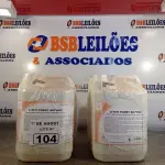 LOTE 104 - 20 LITROS DE ESPUMA HIGIENIZADORA PARA ANTISSEPSIA INSTANTÂNEA DAS MÃOS. (NO ESTADO, LEILÃO NÃO TEM GARANTIA E NEM DEVOLUÇÃO, SUJEITO A POSSÍVEIS AVARIAS VISÍVEIS/OCULTAS E/OU AUSÊNCIA DE COMPONENTES).