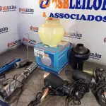 LOTE 116 - 01 VAPORIZADOR, 01 ESCOVA ROTATIVA, 02 SECADORES E 01 LIXADEIRA ELÉTRICA PARA PÉS. (NO ESTADO, LEILÃO NÃO TEM GARANTIA E NEM DEVOLUÇÃO, SUJEITO A POSSÍVEIS AVARIAS VISÍVEIS/OCULTAS E/OU AUSÊNCIA DE COMPONENTES).