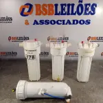 LOTE 178 - 04 FILTROS TIPO CAVALETE PARA CAIXA D’AGUA. (NO ESTADO, LEILÃO NÃO TEM GARANTIA E NEM DEVOLUÇÃO, SUJEITO A POSSÍVEIS AVARIAS VISÍVEIS/OCULTAS E/OU AUSÊNCIA DE COMPONENTES).