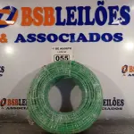LOTE 055 - 01 ROLO DE CABO FLEXÍVEL 1X10MM NA COR VERDE.100 METROS (NOVO) (NO ESTADO, LEILÃO NÃO TEM GARANTIA E NEM DEVOLUÇÃO, SUJEITO A POSSÍVEIS AVARIAS VISÍVEIS/OCULTAS E/OU AUSÊNCIA DE COMPONENTES).