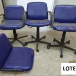 LOTE 520 - 04 CADEIRAS (UNIDADE: B-034 - POUSO ALEGRE/MG LOCAL DE RETIRADA: AVENIDA DOS ALECRINS, 1020 - DISTRITO INDUSTRIAL –  POUSO ALEGRE/MG – CEP: 37.556-839)