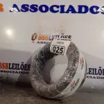LOTE 025 - 01 ROLO DE CABO FLEXÍVEL 1X2,5MM NA COR PRETA. 100 METROS (NOVO)(NO ESTADO, LEILÃO NÃO TEM GARANTIA E NEM DEVOLUÇÃO, SUJEITO A POSSÍVEIS AVARIAS VISÍVEIS/OCULTAS E/OU AUSÊNCIA DE COMPONENTES).