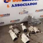 LOTE 131 - 01 LOTE COM VÁRIAS CÂMERAS DE SEGURANÇA MARCAS E MODELOS DIVERSOS. (NO ESTADO, LEILÃO NÃO TEM GARANTIA E NEM DEVOLUÇÃO, SUJEITO A POSSÍVEIS AVARIAS VISÍVEIS/OCULTAS E/OU AUSÊNCIA DE COMPONENTES).