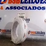 LOTE 160 - 01 ROLO DE CABO FLEXÍVEL 1X4MM NA COR BRANCA. 100 METROS (NOVO) (NO ESTADO, LEILÃO NÃO TEM GARANTIA E NEM DEVOLUÇÃO, SUJEITO A POSSÍVEIS AVARIAS VISÍVEIS/OCULTAS E/OU AUSÊNCIA DE COMPONENTES).