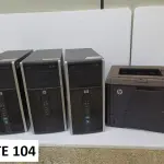 LOTE 515 - 03 MICROCOMPUTADORES + IMPRESSORA LASERJET HP PRO 400 (UNIDADE: B-034 - POUSO ALEGRE/MG LOCAL DE RETIRADA: AVENIDA DOS ALECRINS, 1020 - DISTRITO INDUSTRIAL –  POUSO ALEGRE/MG – CEP: 37.556-839)