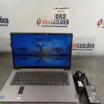 LOTE 052 - 01 NOTEBOOK MARCA LENOVO MODELO IDEAPAD 14” POL, PROCESSADOR INTEL PENTIUM SILVER N5030 CPU 1.10GHZ, 4GB DE RAM E 120GB DE SSD.  (NO ESTADO, LEILÃO NÃO TEM GARANTIA E NEM DEVOLUÇÃO, SUJEITO A POSSÍVEIS AVARIAS VISÍVEIS/OCULTAS E/OU AUSÊNCIA DE COMPONENTES).