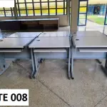 LOTE 419 - 06 MESAS PARA COMPUTADOR (UNIDADE: B-034 - POUSO ALEGRE/MG LOCAL DE RETIRADA: AVENIDA DOS ALECRINS, 1020 - DISTRITO INDUSTRIAL –  POUSO ALEGRE/MG – CEP: 37.556-839)