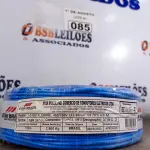 LOTE 085 - 01 ROLO DE CABO FLEXÍVEL 1X2,5MM NA COR AZUL. 100 METROS (NOVO)(NO ESTADO, LEILÃO NÃO TEM GARANTIA E NEM DEVOLUÇÃO, SUJEITO A POSSÍVEIS AVARIAS VISÍVEIS/OCULTAS E/OU AUSÊNCIA DE COMPONENTES).