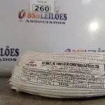 LOTE 260 - 01 ROLO DE CABO FLEXÍVEL 1X2,5MM NA COR BRANCA. 100 METROS (NOVO)(NO ESTADO, LEILÃO NÃO TEM GARANTIA E NEM DEVOLUÇÃO, SUJEITO A POSSÍVEIS AVARIAS VISÍVEIS/OCULTAS E/OU AUSÊNCIA DE COMPONENTES).