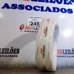 LOTE 245 - 01 ROLO DE CABO FLEXÍVEL 1X2,5MM NA COR BRANCA. 100 METROS (NOVO)(NO ESTADO, LEILÃO NÃO TEM GARANTIA E NEM DEVOLUÇÃO, SUJEITO A POSSÍVEIS AVARIAS VISÍVEIS/OCULTAS E/OU AUSÊNCIA DE COMPONENTES).