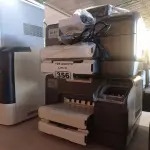 LOTE 356 - 02 IMPRESSORAS MARCAS HP MODELO INK JET 1200WN INCOMPLETAS. (NO ESTADO, LEILÃO NÃO TEM GARANTIA E NEM DEVOLUÇÃO, SUJEITO A POSSÍVEIS AVARIAS VISÍVEIS/OCULTAS E/OU AUSÊNCIA DE COMPONENTES).