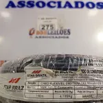 LOTE 275 - 01 ROLO DE CABO FLEXÍVEL 1X4MM NA COR PRETA.100 METROS (NOVO)(NO ESTADO, LEILÃO NÃO TEM GARANTIA E NEM DEVOLUÇÃO, SUJEITO A POSSÍVEIS AVARIAS VISÍVEIS/OCULTAS E/OU AUSÊNCIA DE COMPONENTES).