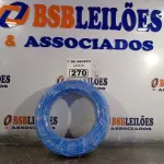 LOTE 270 - 01 ROLO DE CABO FLEXÍVEL 1X4MM NA COR AZUL. 100 METROS (NOVO)(NO ESTADO, LEILÃO NÃO TEM GARANTIA E NEM DEVOLUÇÃO, SUJEITO A POSSÍVEIS AVARIAS VISÍVEIS/OCULTAS E/OU AUSÊNCIA DE COMPONENTES).