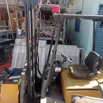 LOTE 653 - 01 EMPILHADEIRA ELÉTRICA. (NO ESTADO, LEILÃO NÃO TEM GARANTIA E NEM DEVOLUÇÃO, SUJEITO A POSSÍVEIS AVARIAS VISÍVEIS/OCULTAS E/OU AUSÊNCIA DE COMPONENTES).