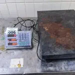 LOTE 006 - BALANÇA ELETRÔNICA 500KG TCS SYSTEM (NO ESTADO, NÃO SABEMOS SE FUNCIONA. LEILÃO NÃO TEM GARANTIA E NEM DEVOLUÇÃO).