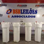 LOTE 189 - 04 FILTROS TIPO CAVALETE PARA CAIXA D’AGUA. (NO ESTADO, LEILÃO NÃO TEM GARANTIA E NEM DEVOLUÇÃO, SUJEITO A POSSÍVEIS AVARIAS VISÍVEIS/OCULTAS E/OU AUSÊNCIA DE COMPONENTES).