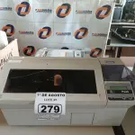 LOTE 279 - 01 IMPRESSORA DE CARTÕES ZEBRA P420 E 01 OSCILOSCÓPIO COM AVARIAS. (NO ESTADO, LEILÃO NÃO TEM GARANTIA E NEM DEVOLUÇÃO, SUJEITO A POSSÍVEIS AVARIAS VISÍVEIS/OCULTAS E/OU AUSÊNCIA DE COMPONENTES).