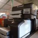 LOTE 339 - 03 IMPRESSORAS MARCAS HP MODELO INK JET 1200WN INCOMPLETAS. (NO ESTADO, LEILÃO NÃO TEM GARANTIA E NEM DEVOLUÇÃO, SUJEITO A POSSÍVEIS AVARIAS VISÍVEIS/OCULTAS E/OU AUSÊNCIA DE COMPONENTES).