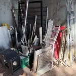 LOTE 003 - SUCATA FERRO E INOX. (NO ESTADO, NÃO SABEMOS SE FUNCIONA. LEILÃO NÃO TEM GARANTIA E NEM DEVOLUÇÃO).