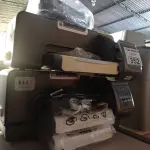 LOTE 352 - 02 IMPRESSORAS MARCAS HP MODELO INK JET 1200WN INCOMPLETAS. (NO ESTADO, LEILÃO NÃO TEM GARANTIA E NEM DEVOLUÇÃO, SUJEITO A POSSÍVEIS AVARIAS VISÍVEIS/OCULTAS E/OU AUSÊNCIA DE COMPONENTES).