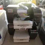 LOTE 356 - 02 IMPRESSORAS MARCAS HP MODELO INK JET 1200WN INCOMPLETAS. (NO ESTADO, LEILÃO NÃO TEM GARANTIA E NEM DEVOLUÇÃO, SUJEITO A POSSÍVEIS AVARIAS VISÍVEIS/OCULTAS E/OU AUSÊNCIA DE COMPONENTES).
