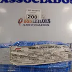 LOTE 200 - 01 ROLO DE CABO FLEXÍVEL 1X4MM NA COR AZUL. 100 METROS (NOVO)(NO ESTADO, LEILÃO NÃO TEM GARANTIA E NEM DEVOLUÇÃO, SUJEITO A POSSÍVEIS AVARIAS VISÍVEIS/OCULTAS E/OU AUSÊNCIA DE COMPONENTES).