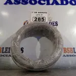 LOTE 285 - 01 ROLO DE CABO FLEXÍVEL 1X2,5MM NA COR CINZA.100 METROS (NOVO) (NO ESTADO, LEILÃO NÃO TEM GARANTIA E NEM DEVOLUÇÃO, SUJEITO A POSSÍVEIS AVARIAS VISÍVEIS/OCULTAS E/OU AUSÊNCIA DE COMPONENTES).