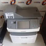 LOTE 229 - 01 IMPRESSORA MULTIFUNCIONAL MARCA LEXMARK MODELO X464. (NO ESTADO, LEILÃO NÃO TEM GARANTIA E NEM DEVOLUÇÃO, SUJEITO A POSSÍVEIS AVARIAS VISÍVEIS/OCULTAS E/OU AUSÊNCIA DE COMPONENTES).