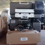 LOTE 364 - 02 IMPRESSORAS MARCAS HP MODELO INK JET 1200WN INCOMPLETAS. (NO ESTADO, LEILÃO NÃO TEM GARANTIA E NEM DEVOLUÇÃO, SUJEITO A POSSÍVEIS AVARIAS VISÍVEIS/OCULTAS E/OU AUSÊNCIA DE COMPONENTES).