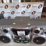 LOTE 219 - 01 APARELHO DE SOM 3X1 MARCA LG. (NO ESTADO, LEILÃO NÃO TEM GARANTIA E NEM DEVOLUÇÃO, SUJEITO A POSSÍVEIS AVARIAS VISÍVEIS/OCULTAS E/OU AUSÊNCIA DE COMPONENTES).