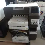 LOTE 333 - 02 IMPRESSORAS MARCAS HP MODELO INK JET 1200WN INCOMPLETAS. (NO ESTADO, LEILÃO NÃO TEM GARANTIA E NEM DEVOLUÇÃO, SUJEITO A POSSÍVEIS AVARIAS VISÍVEIS/OCULTAS E/OU AUSÊNCIA DE COMPONENTES).