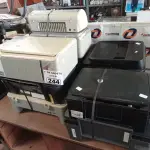 LOTE 244 - 10 IMPRESSORAS MARCAS E MODELOS DIVERSOS PARA RETIRADA DE PEÇAS. (NO ESTADO, LEILÃO NÃO TEM GARANTIA E NEM DEVOLUÇÃO, SUJEITO A POSSÍVEIS AVARIAS VISÍVEIS/OCULTAS E/OU AUSÊNCIA DE COMPONENTES).