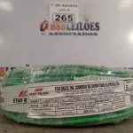 LOTE 265 - 01 ROLO DE CABO FLEXÍVEL 1X4MM NA COR VERDE.100 METROS (NOVO) (NO ESTADO, LEILÃO NÃO TEM GARANTIA E NEM DEVOLUÇÃO, SUJEITO A POSSÍVEIS AVARIAS VISÍVEIS/OCULTAS E/OU AUSÊNCIA DE COMPONENTES).