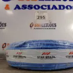 LOTE 295 - 01 ROLO DE CABO FLEXÍVEL 1X10MM NA COR AZUL.100 METROS (NOVO) (NO ESTADO, LEILÃO NÃO TEM GARANTIA E NEM DEVOLUÇÃO, SUJEITO A POSSÍVEIS AVARIAS VISÍVEIS/OCULTAS E/OU AUSÊNCIA DE COMPONENTES).