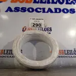 LOTE 290 - 01 ROLO DE CABO FLEXÍVEL 1X2,5MM NA COR BRANCA.100 METROS (NOVO)(NO ESTADO, LEILÃO NÃO TEM GARANTIA E NEM DEVOLUÇÃO, SUJEITO A POSSÍVEIS AVARIAS VISÍVEIS/OCULTAS E/OU AUSÊNCIA DE COMPONENTES).