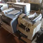 LOTE 361 - 01 LOTE COM VÁRIAS IMPRESSORAS MARCAS E MODELOS DIVERSOS COM AVARIAS. (NO ESTADO, LEILÃO NÃO TEM GARANTIA E NEM DEVOLUÇÃO, SUJEITO A POSSÍVEIS AVARIAS VISÍVEIS/OCULTAS E/OU AUSÊNCIA DE COMPONENTES).